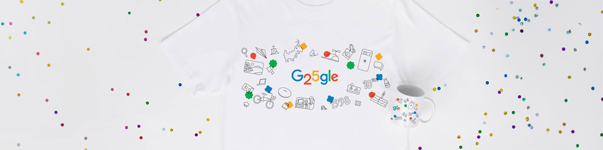 Google's 25th Birthday - Google Merchandise Store